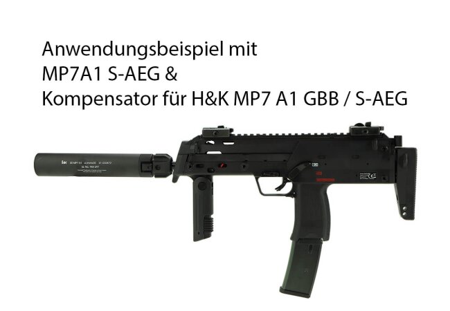 Kompensator für H&K MP7 A1 GBB / S-AEG