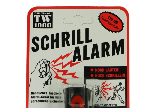 TW1000 Schrill-Alarm 110db plus Ersatzkartusche