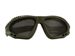 Airsoft Brille - Metallgitter, oliv