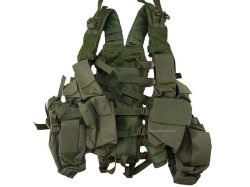 Tactical Weste mit vielen Taschen, oliv, Low Budget