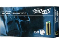 Walther Platzpatronen Schreckschuss 9mm P.A.K. 50Stk.