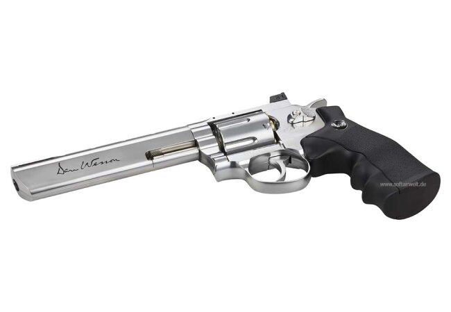 Dan Wesson 6 Zoll Revolver chrom 4,5mm Stahlrundkugel