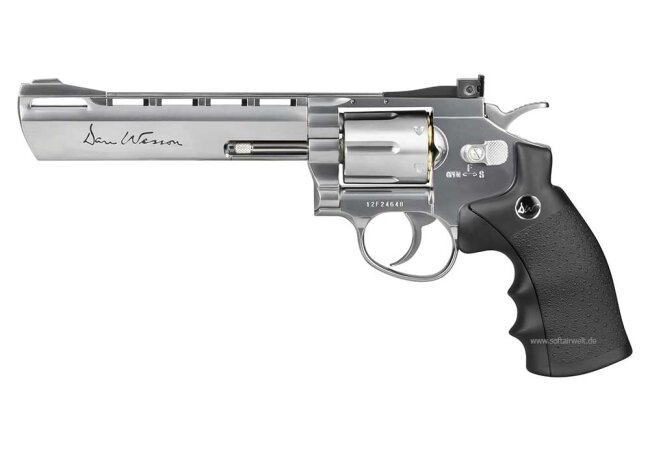 Dan Wesson 6 Zoll Revolver chrom 6,0mm
