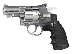Dan Wesson 2,5 Zoll Revolver chrom 4,5mm Stahlrundkugel