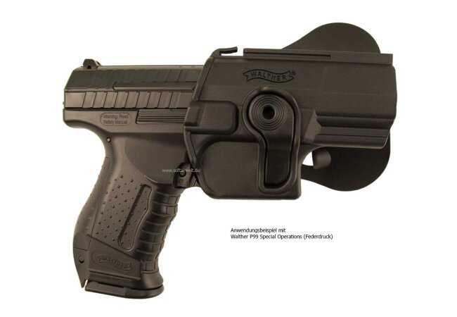 Walther Polymer Paddle Holster P99, PPQ