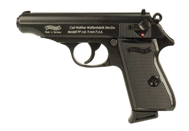 Walther PP brüniert, Schreckschuss cal. 9mm PAK