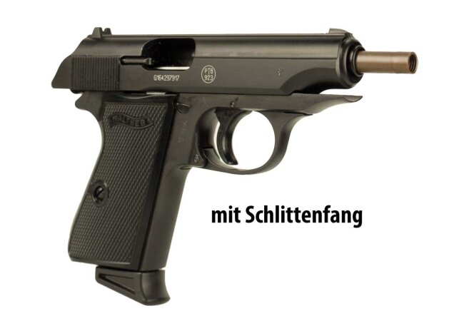Walther PP brüniert, Schreckschuss cal. 9mm PAK