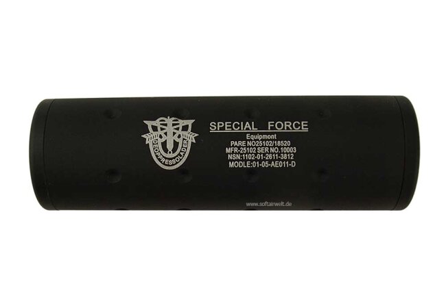 Silencer Special Forces 10,7cm CW/CCW, matt