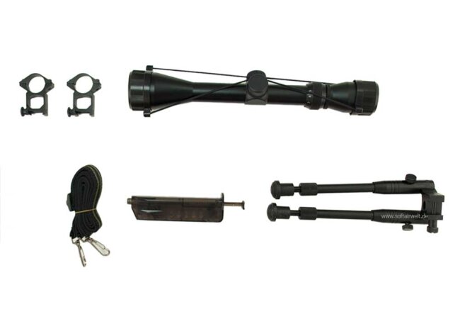 GSG MB01-L96 Sniper Set inkl. Zielfernrohr und Zweibein 1,8 Joule