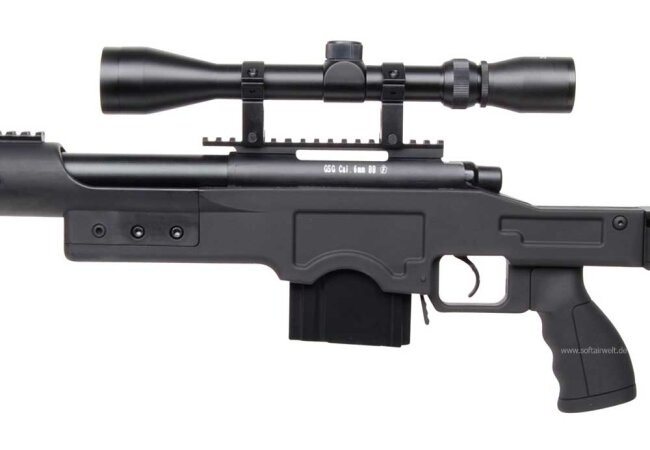 GSG 4410 Sniper Softair Set inkl. Zielfernrohr und Zweibein