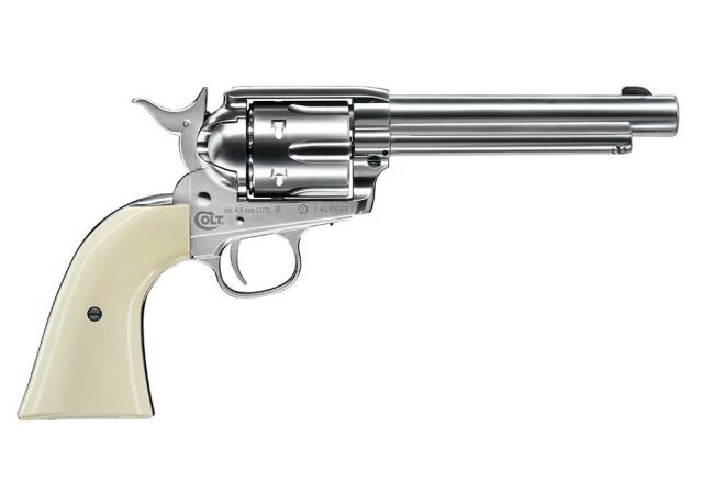 Colt Single Action Army® 45, Co2, 4,5 mm, nickel