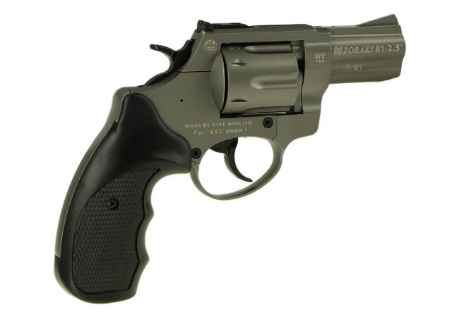 Zoraki Revolver 1, 2,5 Zoll, titan, Schreckschuss cal. 9mm R.K.