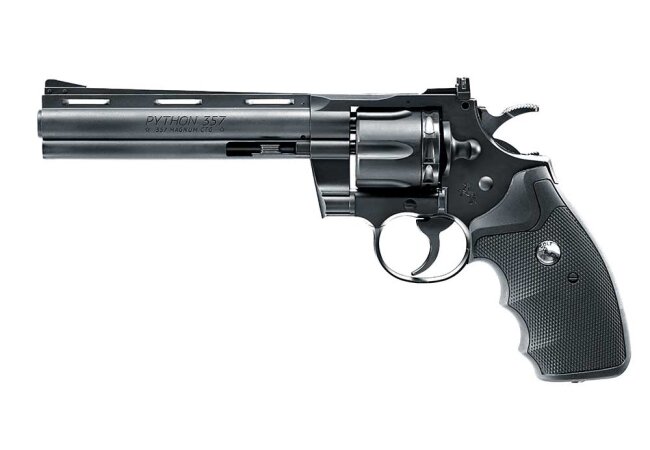 Colt Python 6" schwarz cal. 4,5mm BB - Diabolo