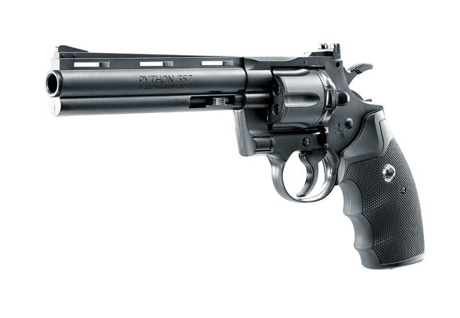 Colt Python 6" schwarz cal. 4,5mm BB - Diabolo