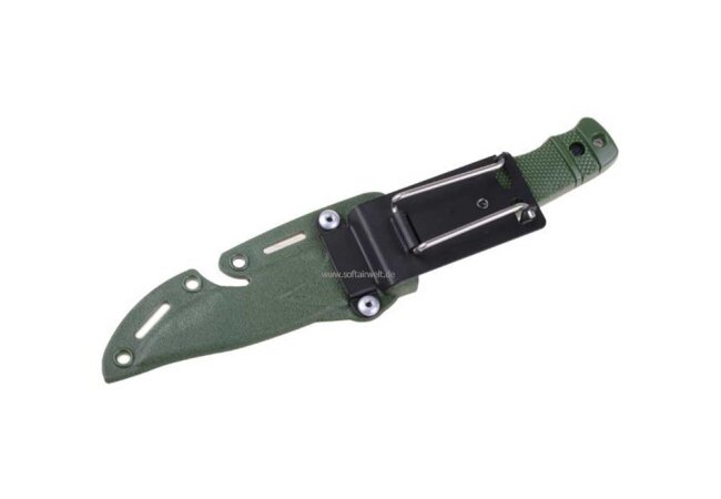M37 Messer - Replikat Gummi mit Halterung für Koppel, oliv