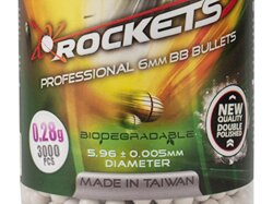 0,28 Gramm 3000 Rockets Platinum BIO BBs in Flasche