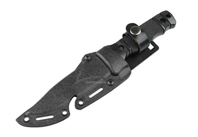 M37 Messer - Replikat Gummi mit Halterung für Koppel, schwarz