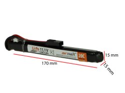 airmaX LiPo Akku 11,1V, 1200mAh, 20C, Stick-Type