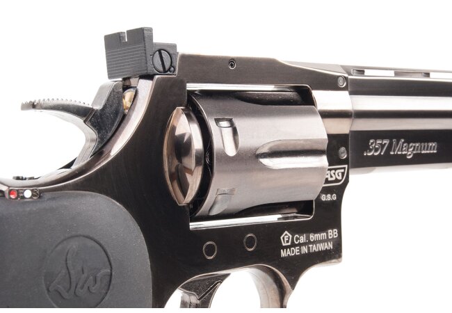 Dan Wesson 715, 6 Zoll Co2 Revolver stahlgrau, 6 mm