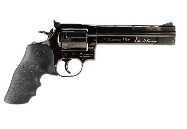 Dan Wesson 715, 6 Zoll Co2 Revolver stahlgrau, 6 mm