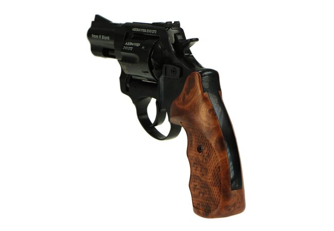 Zoraki Revolver 1, 2,5 Zoll, schwarz glänzend, Schreckschuss cal. 9mm R.K.