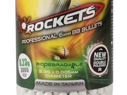 0,23 Gramm 3000 Rockets Platinum BIO BBs in Flasche