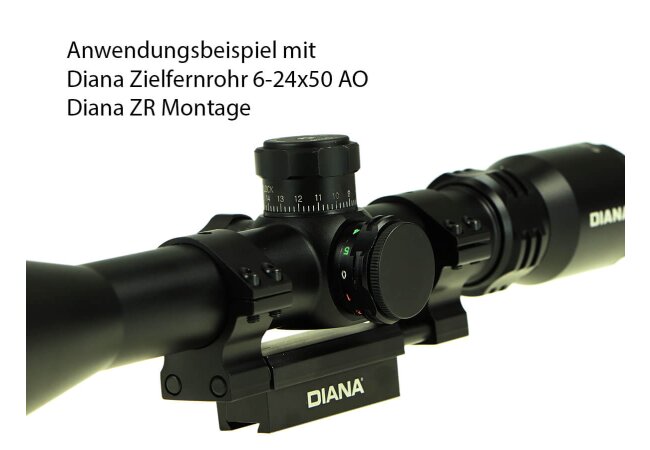 Bullseye Diana ZR Luftgewehr Montage 25,4/11mm