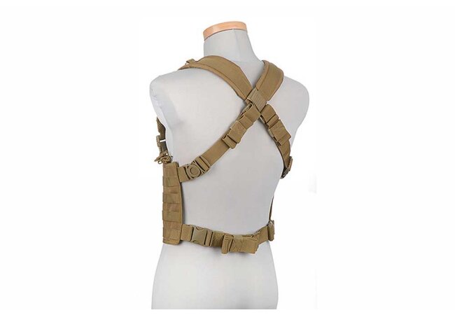 Scout Chest Rig MOLLE Tactical Vest - Tan