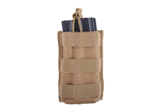 Molle Tasche für ein M4/M16 Magazin mit Zugband - Tan