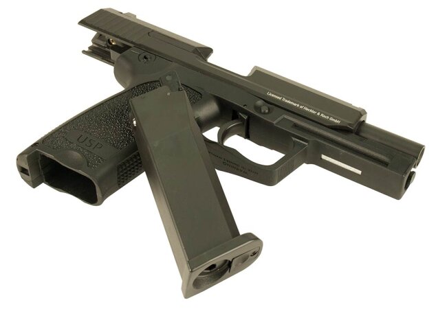 H&K USP Co2 Pistole BlowBack cal. 4,5mm Stahl BBs