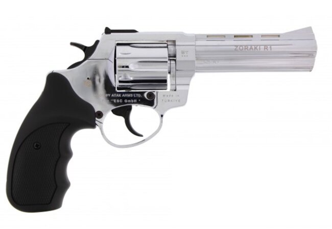 Zoraki Revolver 1, 4,5 Zoll, chrom, Schreckschuss cal. 9mm R.K.