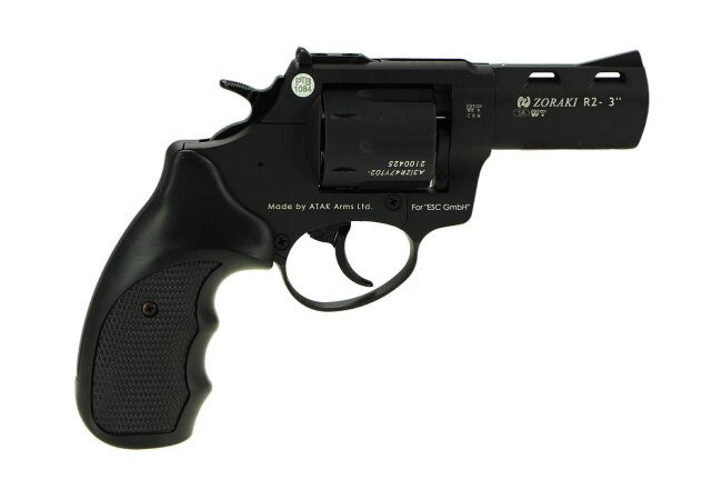 Zoraki Schreckschuss Revolver 2, 3 Zoll, brüniert, cal. 9mm R.K.