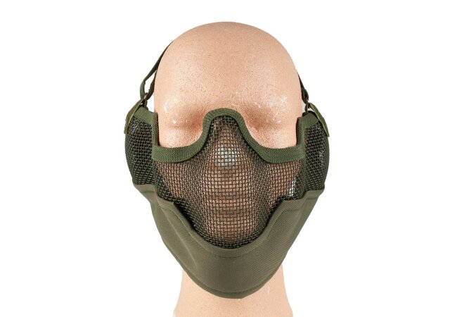 Stalker Mesh Maske mit Ohrenschutz, oliv