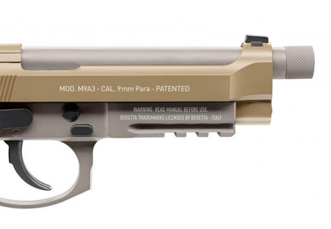 Beretta M9 A3 BlowBack FDE CO2 Pistole 4,5mm Stahl BBs