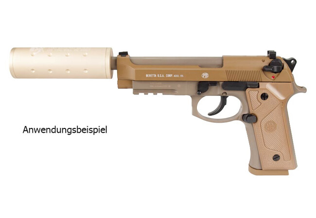Beretta M9 A3 BlowBack FDE CO2 Pistole 4,5mm Stahl BBs