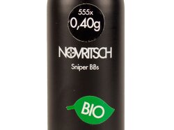 0,40 Gramm Novritsch 555 Sniper BIO BB`s in Aluminiumflasche