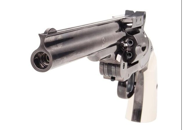 Schofield 6" Co2 Revolver steel grey cal. 4,5mm BB - Diabolo