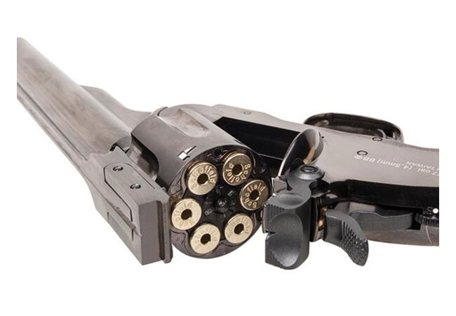 Schofield 6" CO2 Revolver steel grey cal. 4,5mm BB - Diabolo