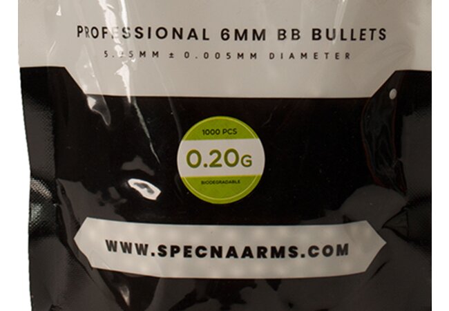 0,20 Gramm 1000 Specna Arms Core BIO BBs