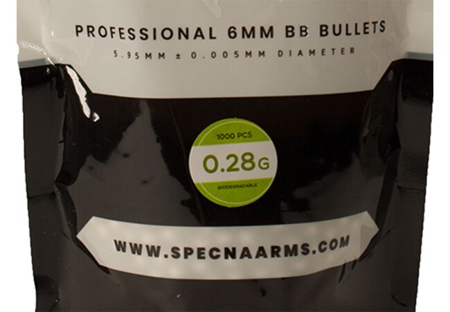 0,28 Gramm 1000 Specna Arms Core BIO BBs