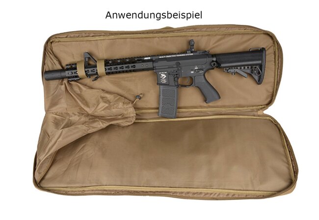 1-2-3 Futteral M4 MP5 Pistole, 82 cm, tan