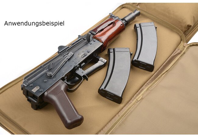 1-2-3 Futteral M4 MP5 Pistole, 82 cm, tan