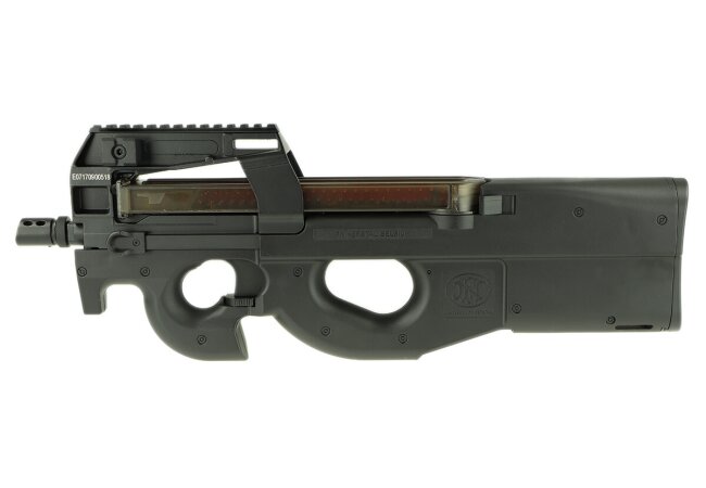 FN P90 TR Softair schwarz S-AEG Komplettset