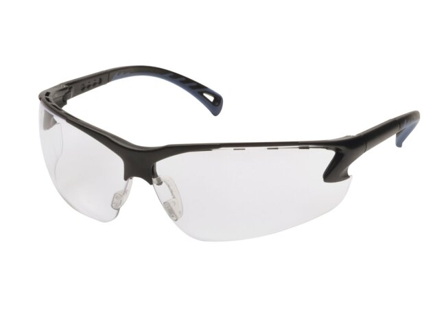 Designschutzbrille klar V2, verstellbare Bügel