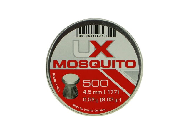 Umarex Mosquito Flachkopf Diabolo, geriffelt, 500St. Kal. 4,5mm - 5er Pack