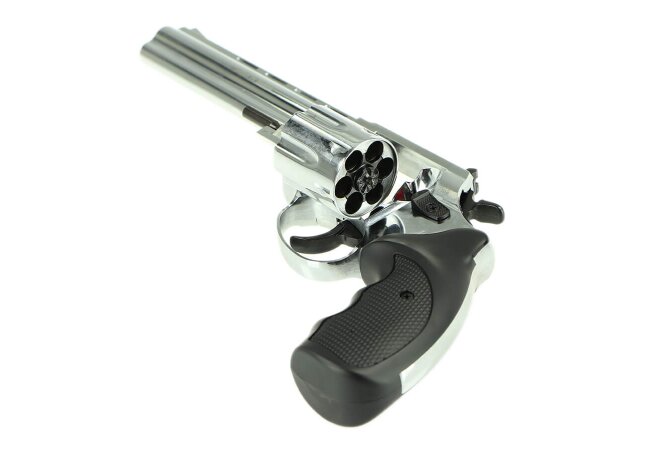 Zoraki Schreckschuss Revolver 1, 6 Zoll, chrom, cal. 9mm R.K.