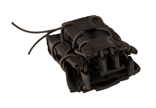 Molle AR15/M4/M16 und Pistolen Magazintasche schwarz, verstärkt einstellbar