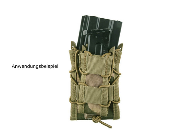 Molle AR15/M4/M16 und Pistolen Magazintasche MC, verstärkt einstellbar