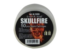 Skullfire 9 mm R.K. Platzpatronen, 50Stk.