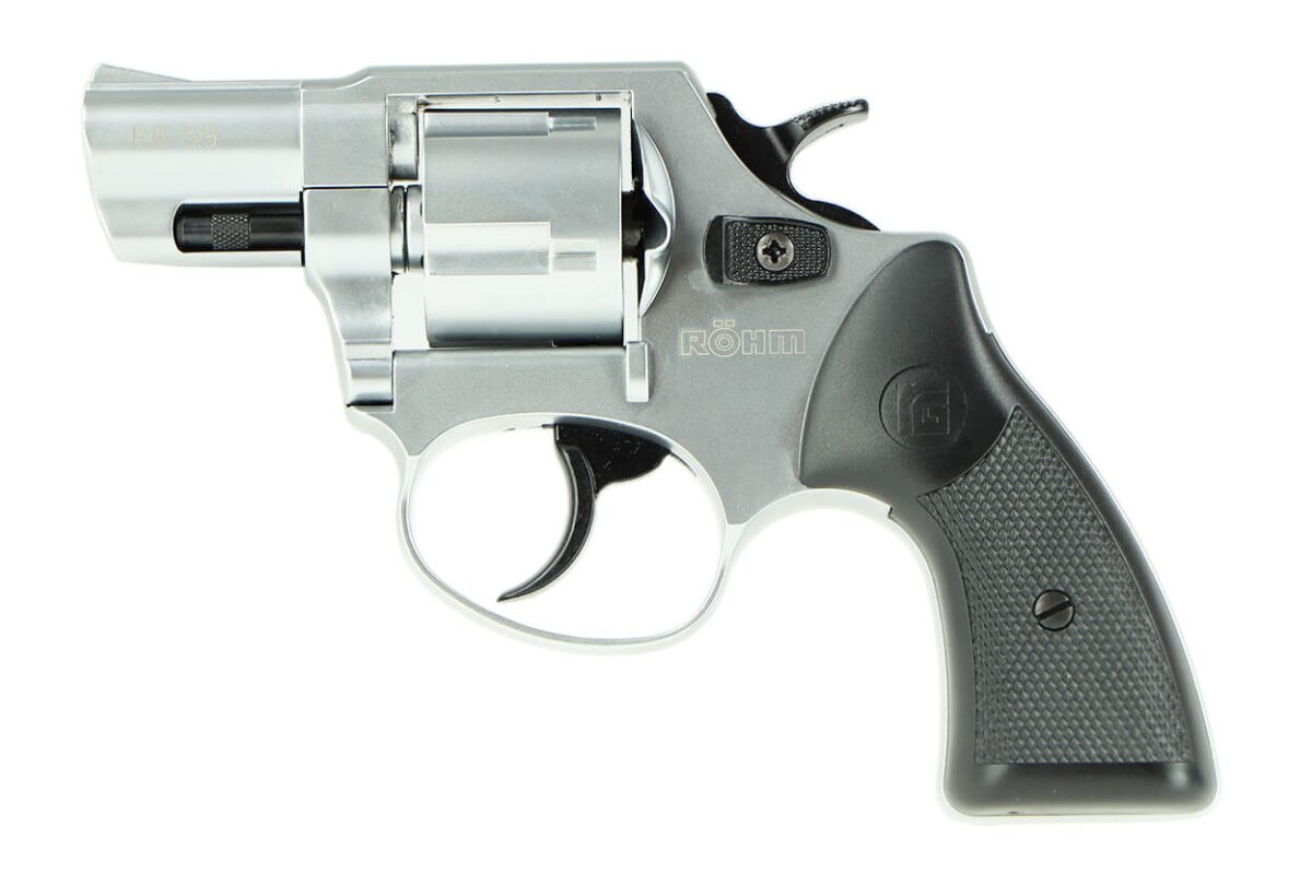 Knallpatronen Revolver 5-schüssig 5er Set Speedloader Ladehilfe für 9 mm R.K 